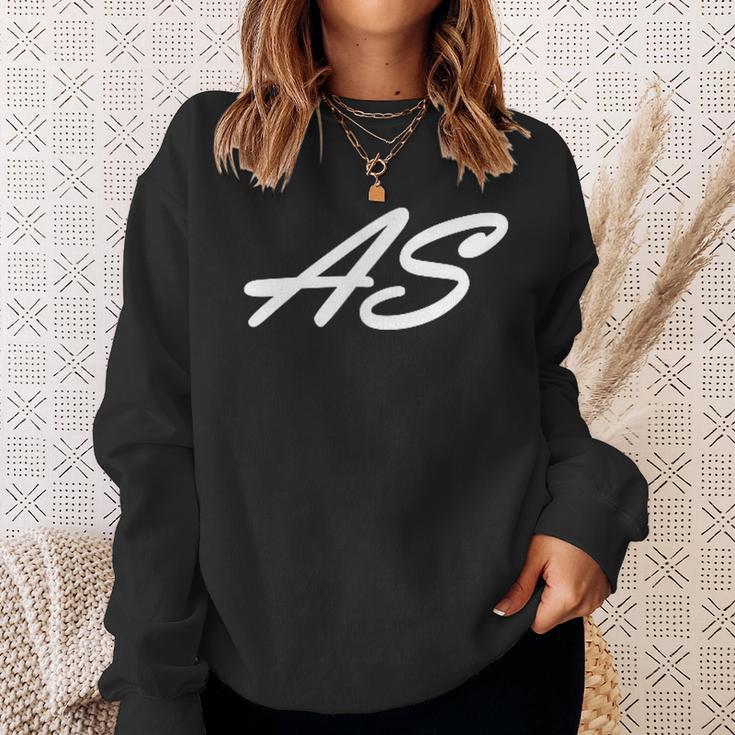 As Initials First Name A Last Name S All Names With A Sweatshirt Geschenke für Sie