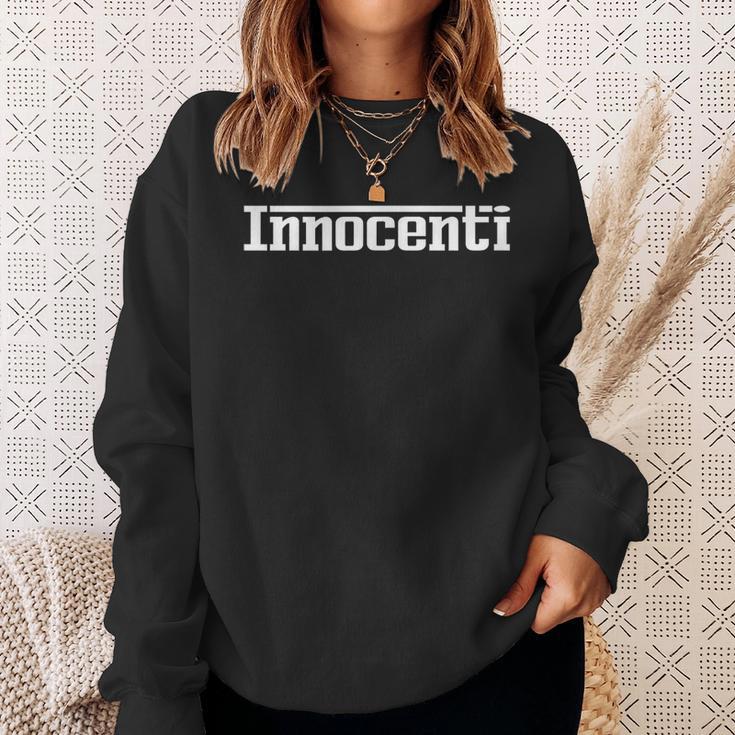 Innocenti Name Text Italy Italy Surname Sweatshirt Geschenke für Sie