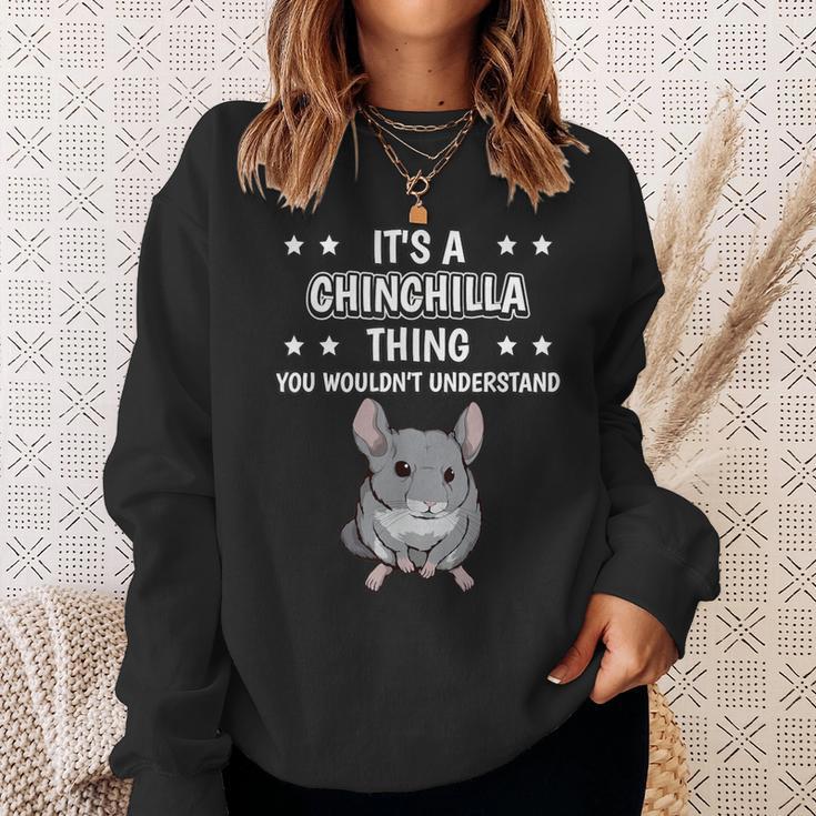 Ist So Ein Chinchilla Ding Lustiger Spruch Chinchillas Sweatshirt Geschenke für Sie