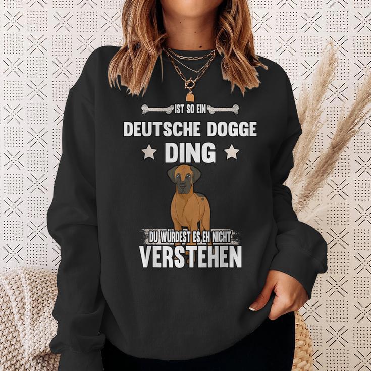 Ist So Ein Deutsche Dogge Ding Ist So Ein Deutsche Sweatshirt Geschenke für Sie