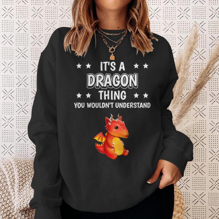 Ist So Ein Drache Ding Saying Dragon Sweatshirt Geschenke für Sie