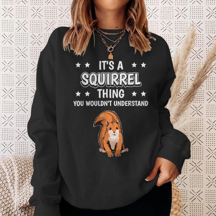 Ist So Ein Eichhörnchen Ding Lustiger Spruch Eichhörnchen Sweatshirt Geschenke für Sie