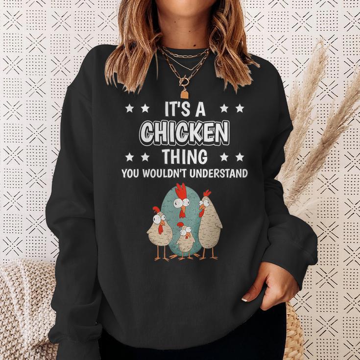 Ist So Ein Huhn Ding Lustiger Spruch Hühner Sweatshirt Geschenke für Sie