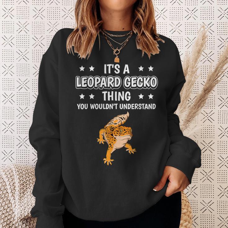 Ist So Ein Leopardgecko Ding Lustiger Spruch Leopardgeckos Sweatshirt Geschenke für Sie