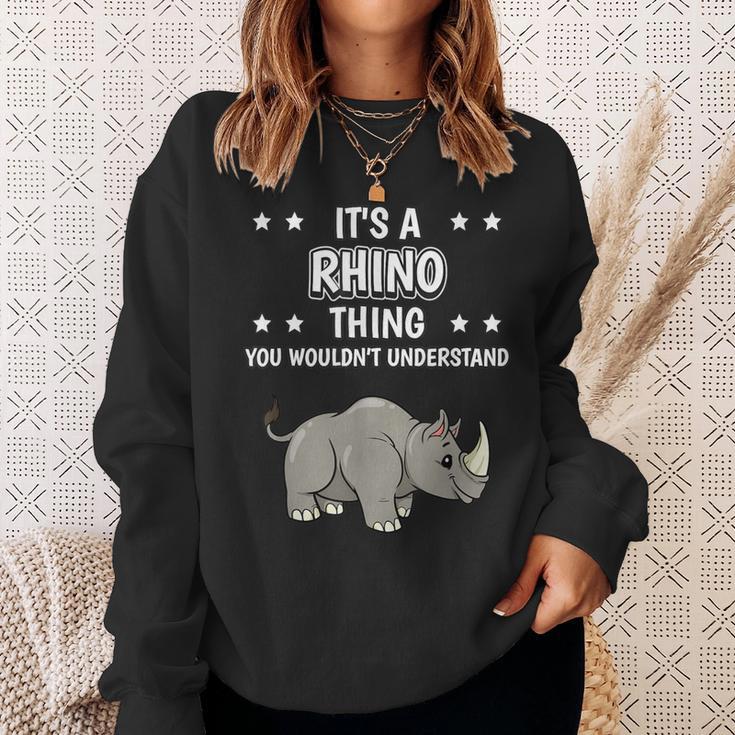 Ist So Ein Nashorn Ding Lustiger Spruch Nashörner Sweatshirt Geschenke für Sie