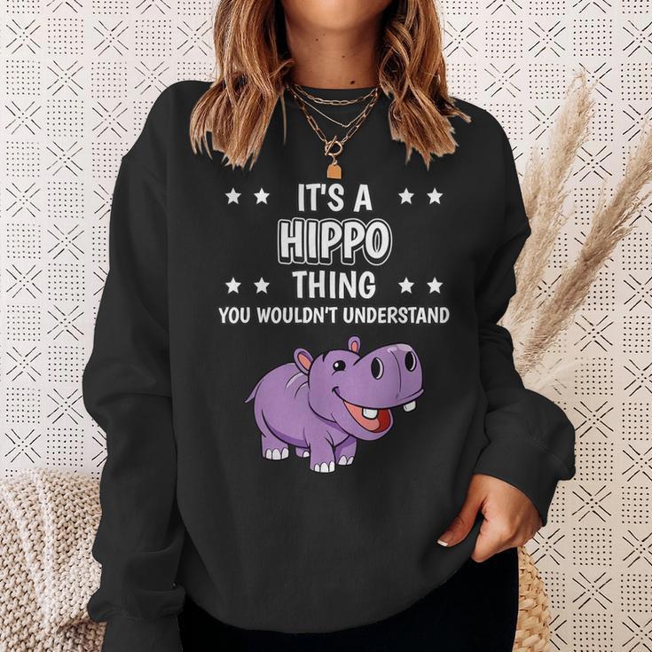 Ist So Ein Nilpferd Ding Lustiger Spruch Nilpferde Sweatshirt Geschenke für Sie