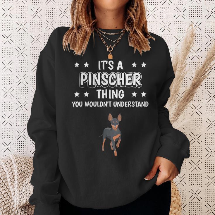 Ist So Ein Pinscher Ding Lustiger Spruch Pinscher Sweatshirt Geschenke für Sie