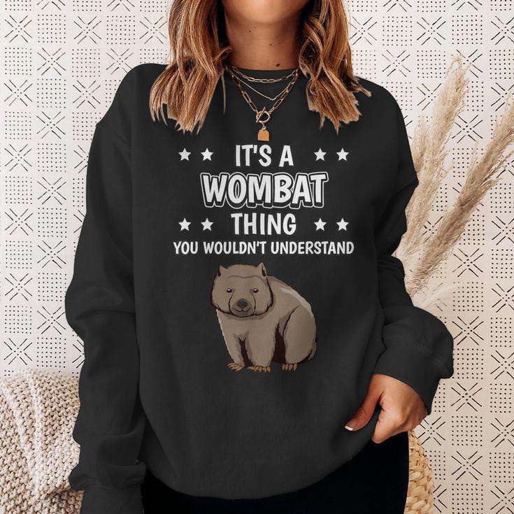 Ist So Ein Wombat Ding Lustiger Spruch Wombats Sweatshirt Geschenke für Sie