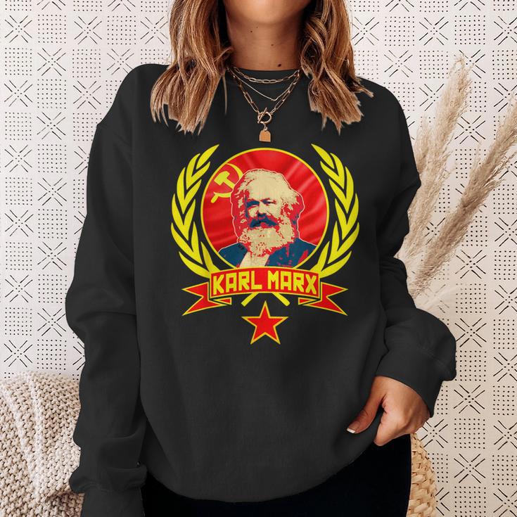 Karl Marx Soviet Communism Propaganda Sweatshirt Geschenke für Sie