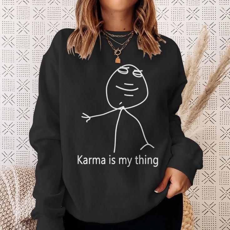 Karma Ist Mein Ding Sweatshirt Geschenke für Sie