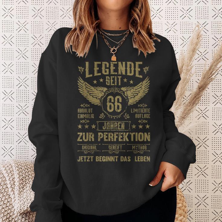 Legende Seit 66 Jahren 66Th Birthday S Sweatshirt Geschenke für Sie