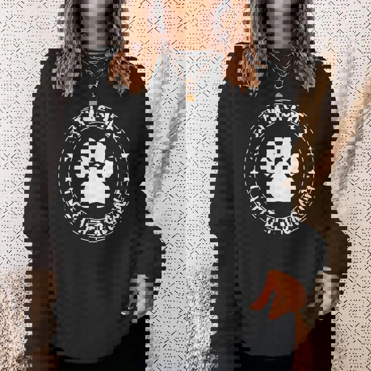 It Was Me I Let The Dogs Out Dogs Lovers Pets Sweatshirt Gifts for Her