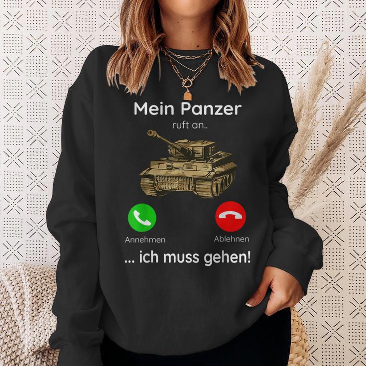 Mein Panzer Ruft An Ich Muss Gehen Sweatshirt Geschenke für Sie