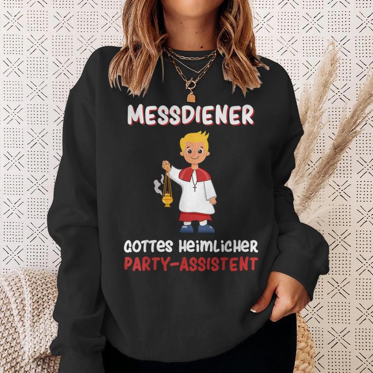 With Ministrant Sternsinger Ministranten Messdienerin Messdiener Sweatshirt Geschenke für Sie