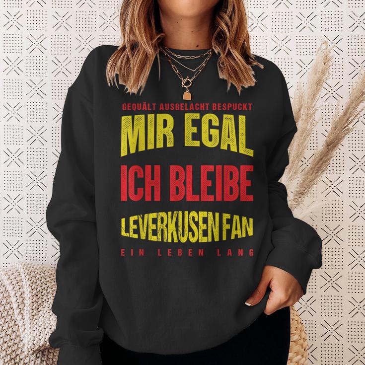 Mir Egal Ich Bleibe Leverkusen Fan Football Fan Club Sweatshirt Geschenke für Sie