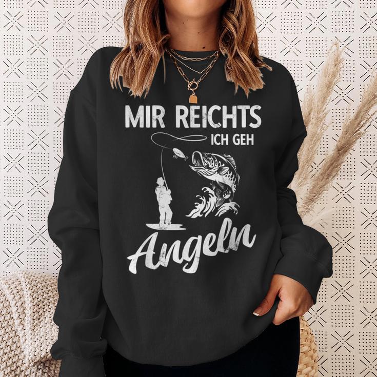 Mir Reichts Ich Geh Angeln Fischer Angler Sweatshirt Geschenke für Sie