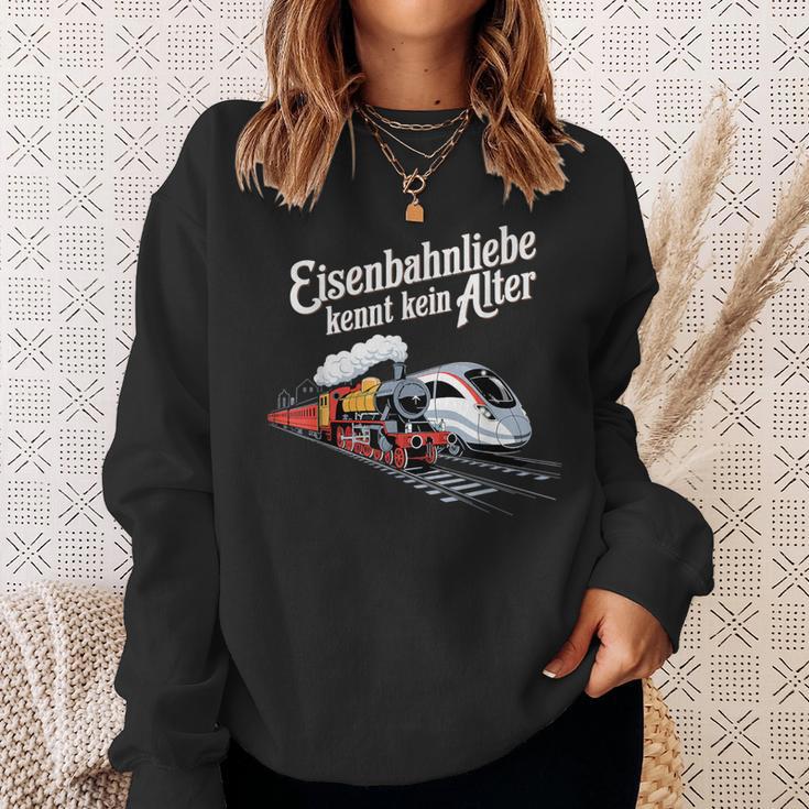 Model Railway Saying Eisenbahn Liebe Damplok Modellbau Sweatshirt Geschenke für Sie