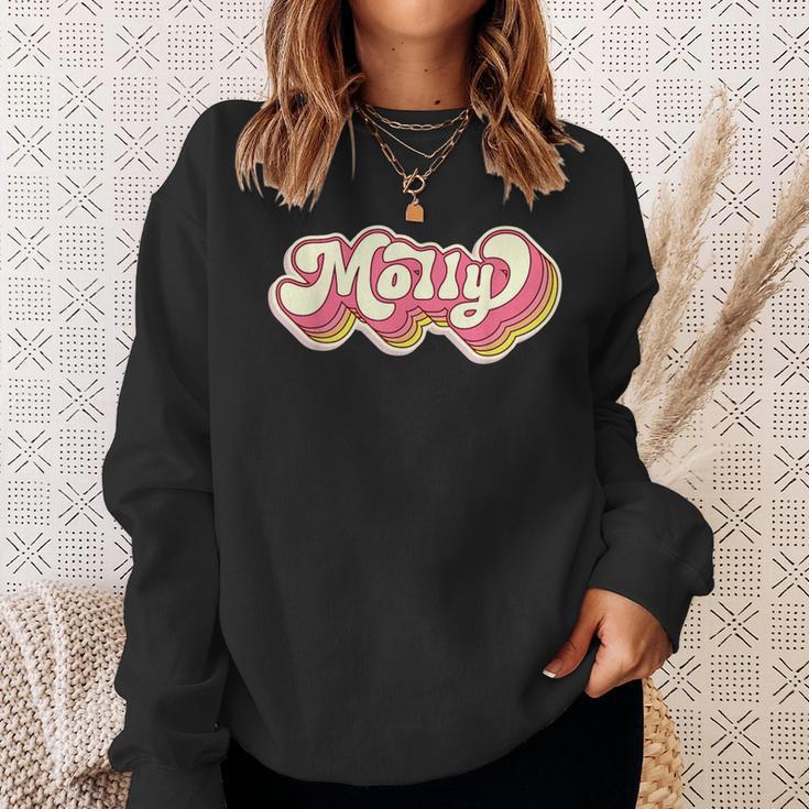 Molly Name Personalised First Name Surname Sweatshirt Geschenke für Sie