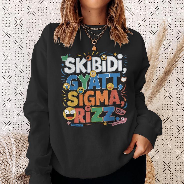 Ohio Skibidi Gyatt Sigma Rizz Sweatshirt Geschenke für Sie