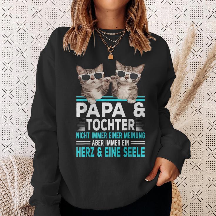 Papa Und Tochter Herz Und Eine Seele Partner Look Sweatshirt Geschenke für Sie