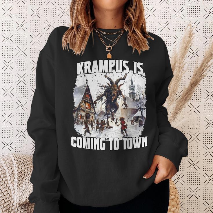 PerchtenFor The Krampus Run Legend Figure Kramperl T Krampus Sweatshirt Geschenke für Sie