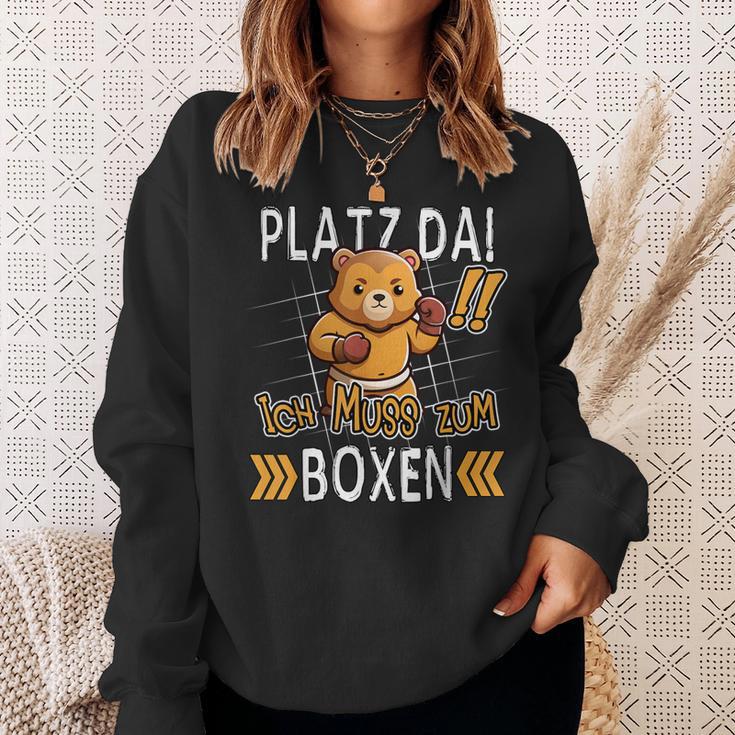 Platz Da Ich Muss Zum Boxing Bear Boxer Sweatshirt Geschenke für Sie