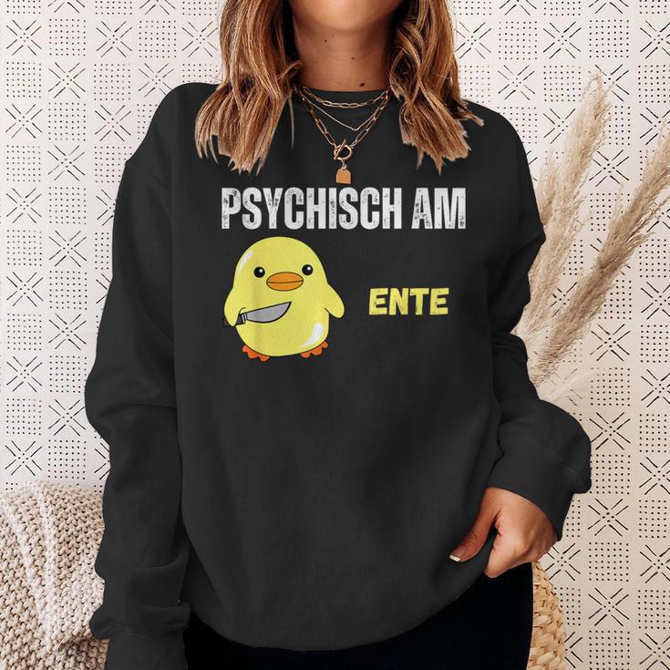 Psychisch Am Ente Lustiges Sweatshirt Geschenke für Sie