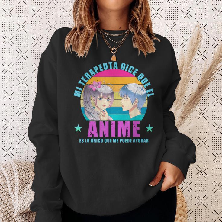 My Therapist Sagt Dass Der Anime Das Einzige Ding Ist Sweatshirt Geschenke für Sie