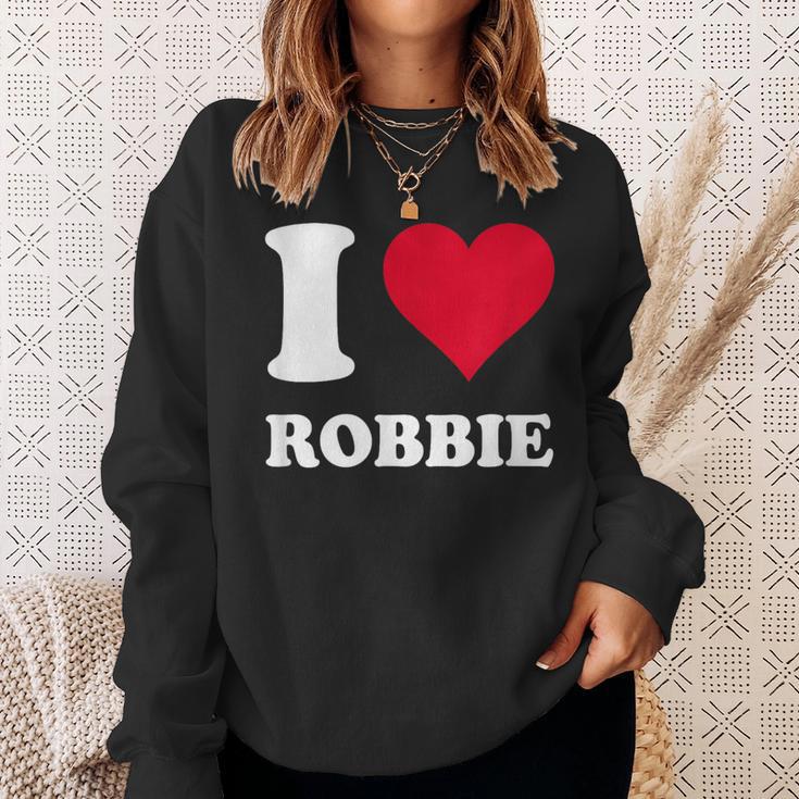 Red Heart I Love Robbie Sweatshirt Geschenke für Sie