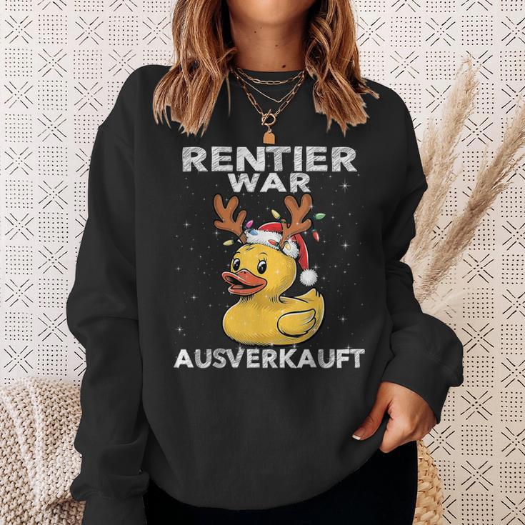 Reindeer Was Ausverkauft Elk Saying Christmas Sweatshirt Geschenke für Sie