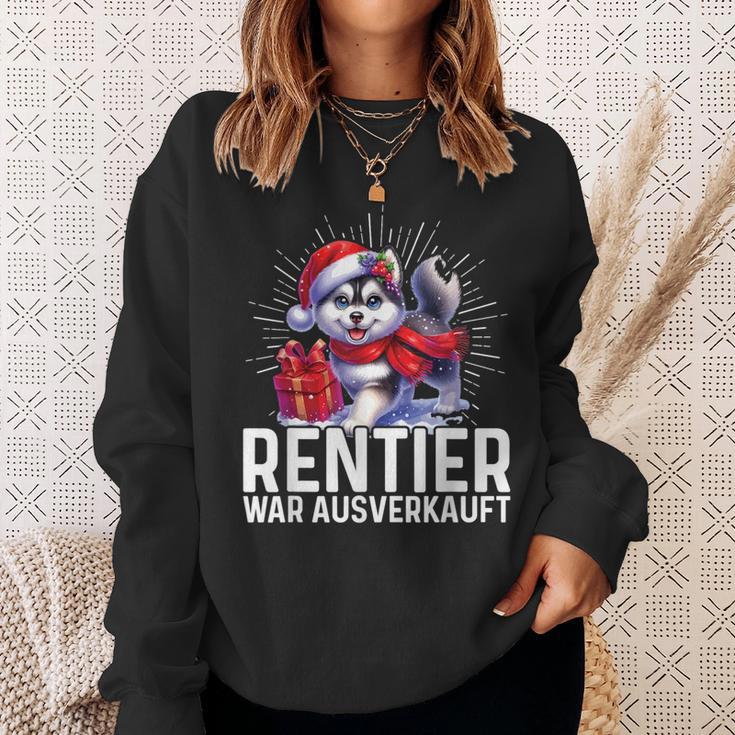 Reindeer War Ausverkauft Weihnachten Husky Fest Slogan Sweatshirt Geschenke für Sie