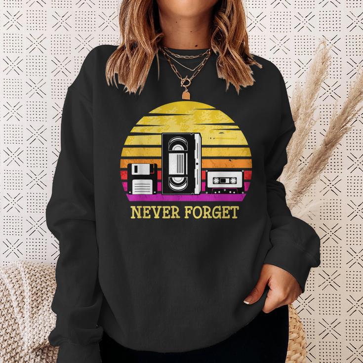 Retro Diskettehs The 80S Never Forget Sweatshirt Geschenke für Sie