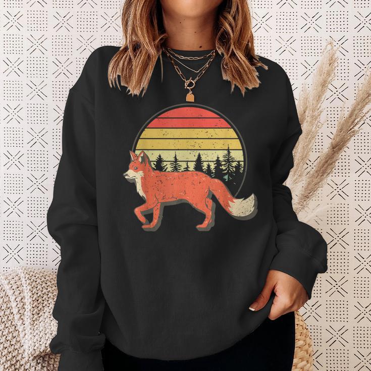 Retro Fox Sweatshirt Geschenke für Sie