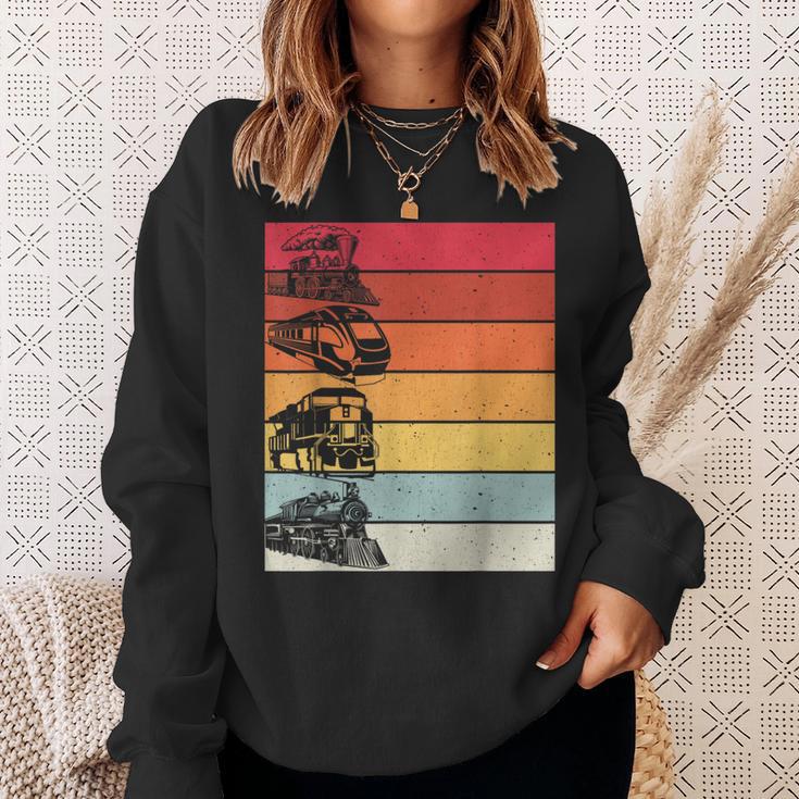 Retrointage Train Driver Sweatshirt Geschenke für Sie