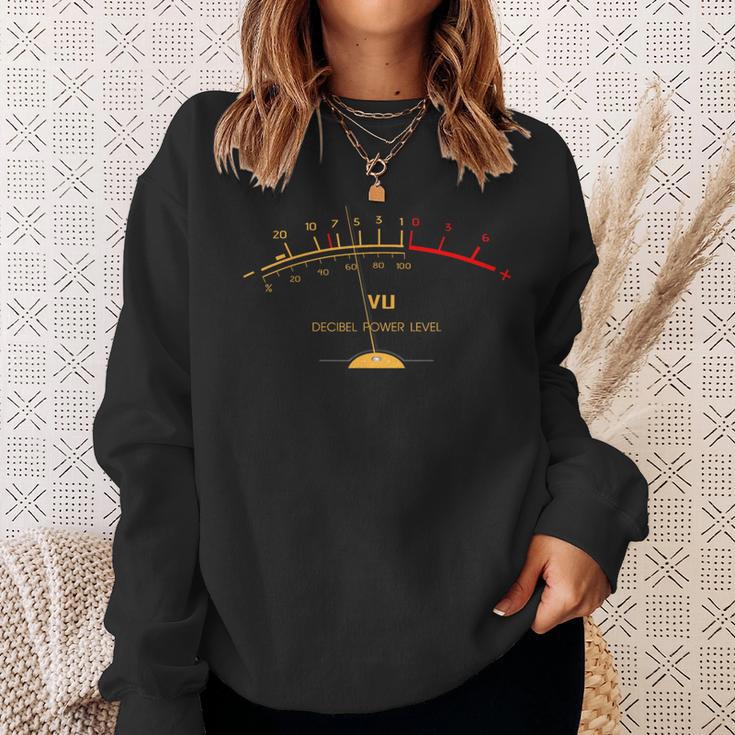 Retrou Meter Sound Level Studio Hi-Fiintage Stereo Music Sweatshirt Geschenke für Sie