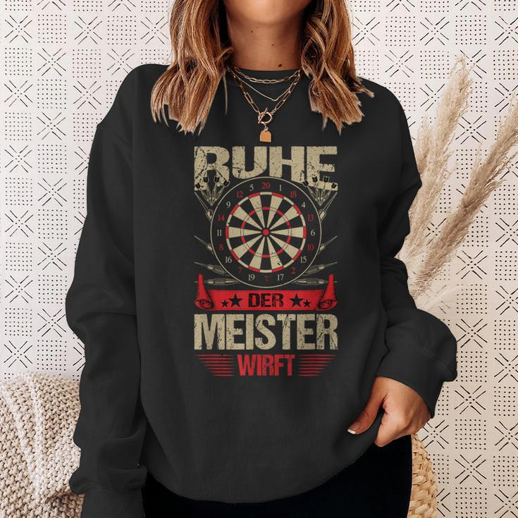 Ruhe Der Meister Werft Dart Sweatshirt Geschenke für Sie