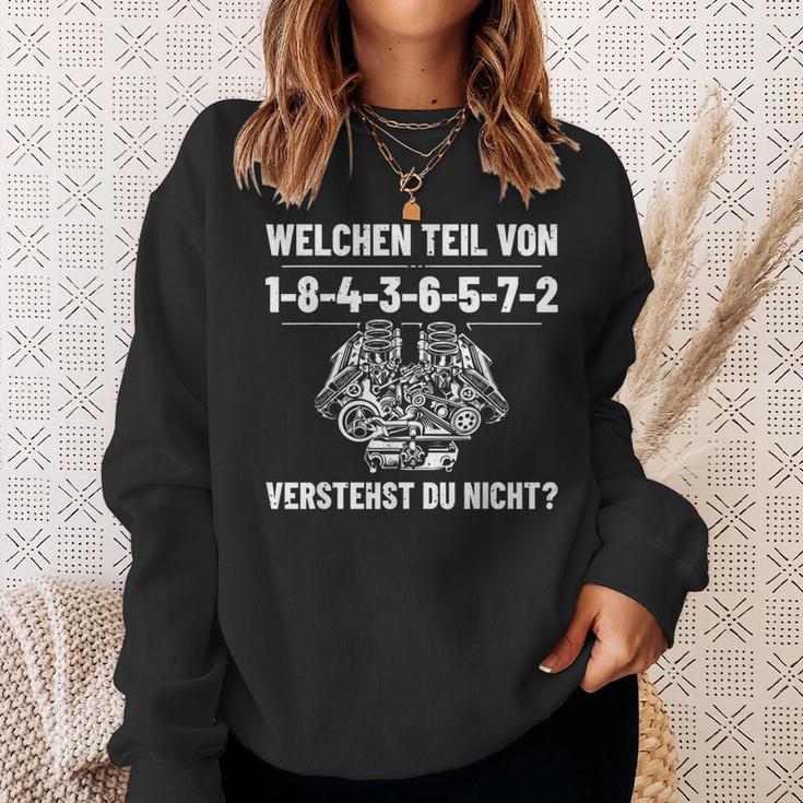 Screwdriver Car Mechatronics 8 Cylinder Car Mechanic Sweatshirt Geschenke für Sie