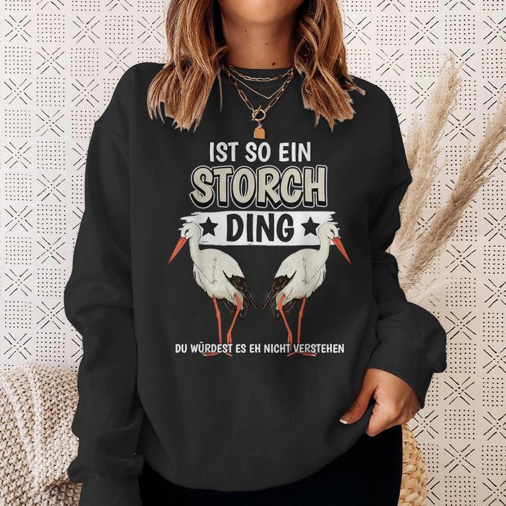 Storcheogel Sachen Ist So Ein Stork Ding Stork Sweatshirt Geschenke für Sie