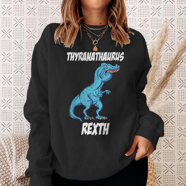 T-Rex Überbiss Meme T-Rex Party Sweatshirt Geschenke für Sie