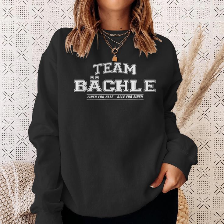 Team Bächle Stolze Familie Nachname Geschenk Sweatshirt Geschenke für Sie