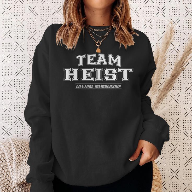 Team Heist Proud Family Surname Last Name Sweatshirt Geschenke für Sie