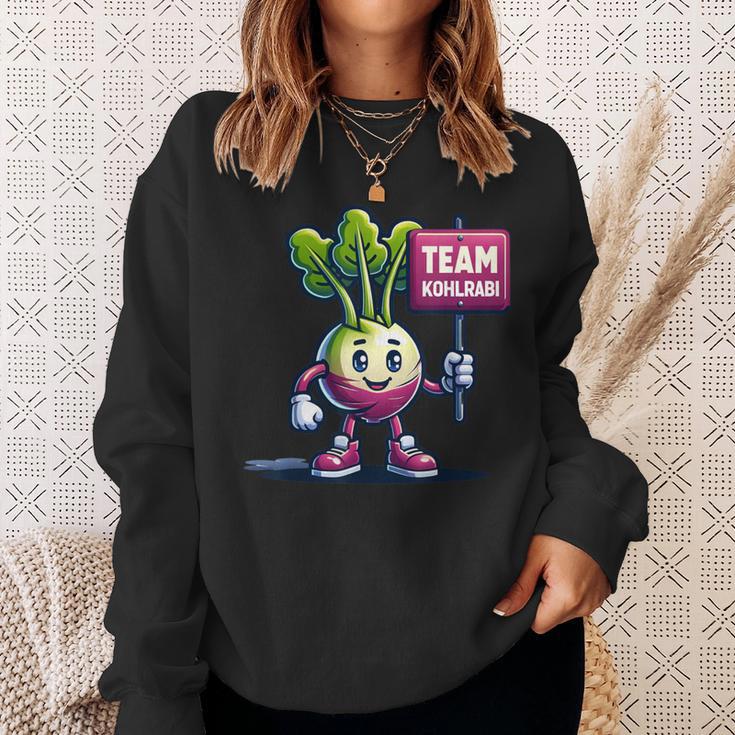 Team Kohlrabi Kohlrabi Mascot egetable Sweatshirt Geschenke für Sie