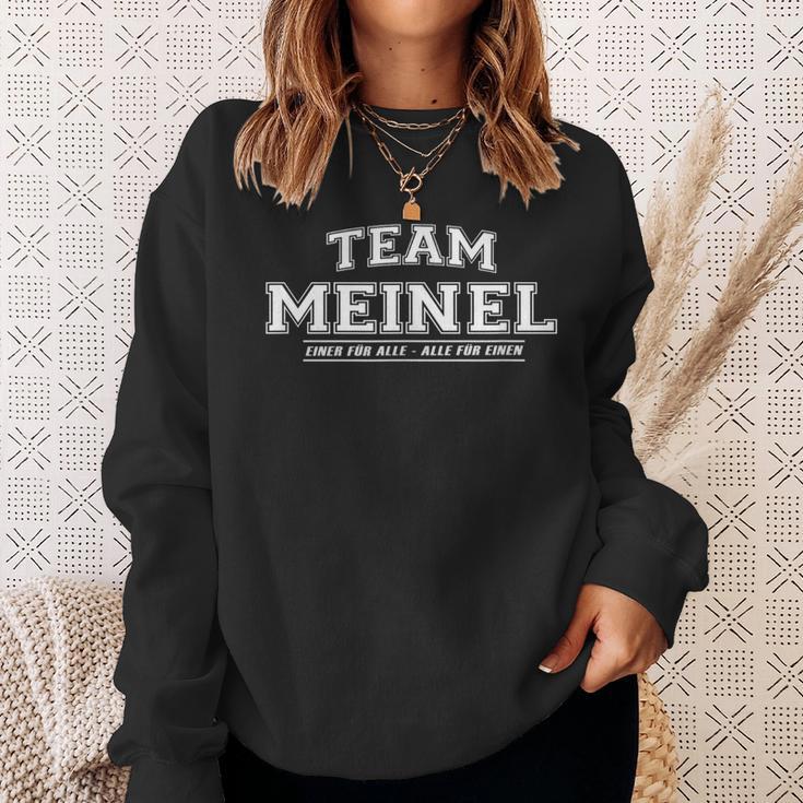 Team Meinel Stolze Familie Nachname Geschenk Sweatshirt Geschenke für Sie