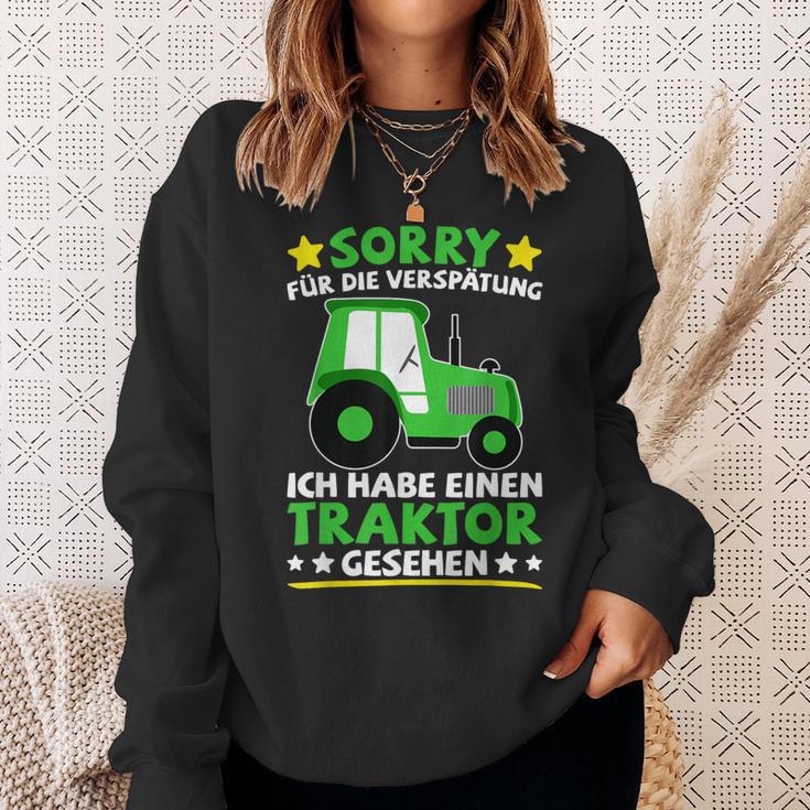 Tractor Trecker Children's Ich Habe Einen Traktor Sehen Sweatshirt Geschenke für Sie