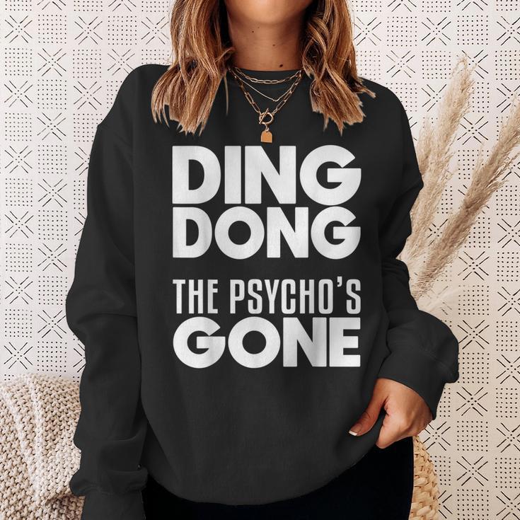 Trumperlor Ding Dong Der Psycho Ist Lustig Geworden Anti-Trump-Bye Sweatshirt Geschenke für Sie