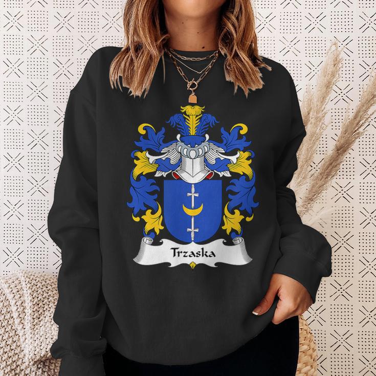 Trzaska Wappen Familienwappen Sweatshirt Geschenke für Sie