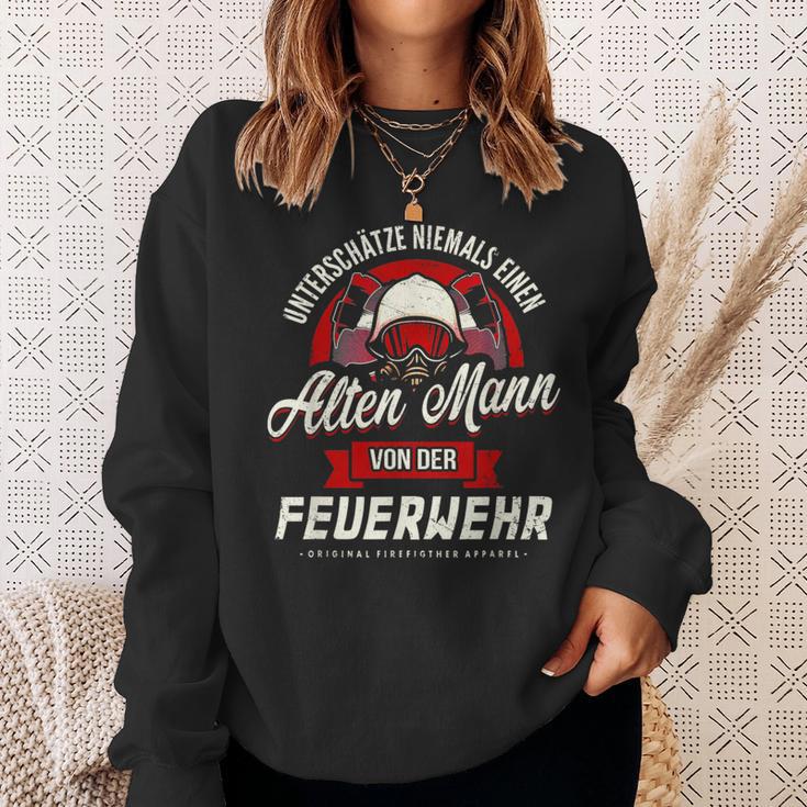 Underschätze Niemal Alten Mann Fireman Sweatshirt Geschenke für Sie