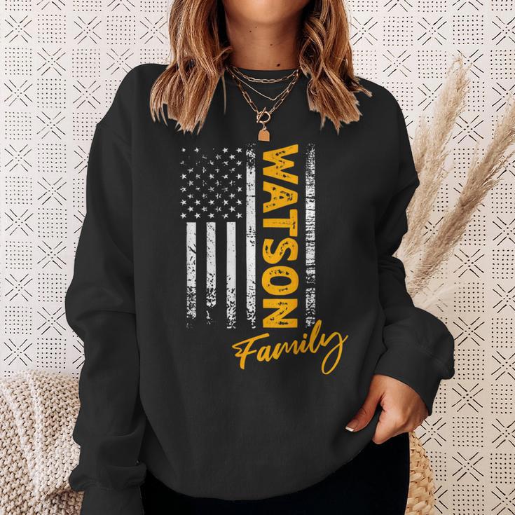 Usa Watson Surname Watson Last Name Watson Sweatshirt Geschenke für Sie