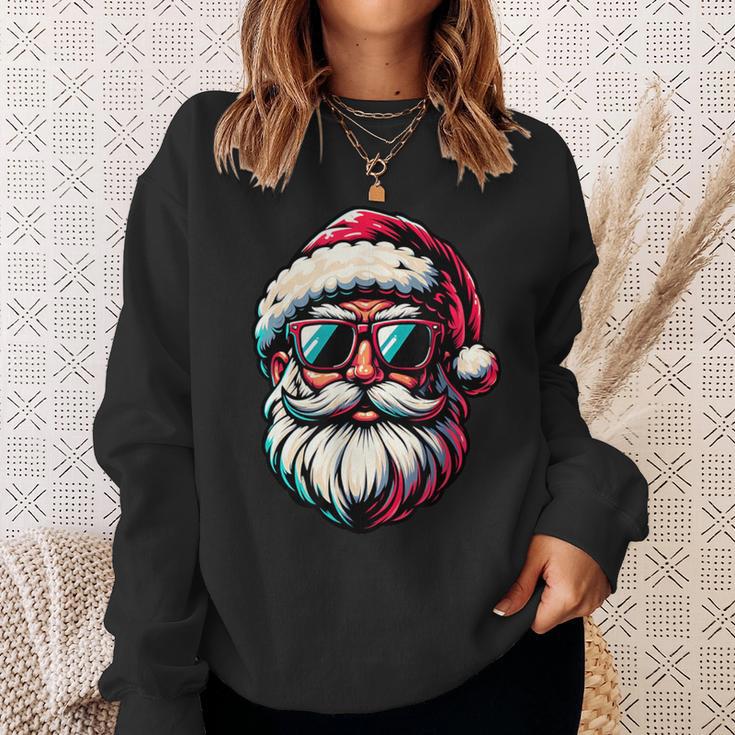 Weihnachtsmann Witzig Lustig Cool Nikolaus Wichtel N Sweatshirt Geschenke für Sie