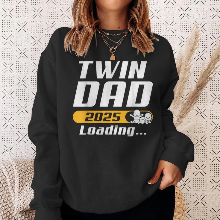 Werdender Papa Twin Dad 2025 Loading Twin Dad Sweatshirt Geschenke für Sie